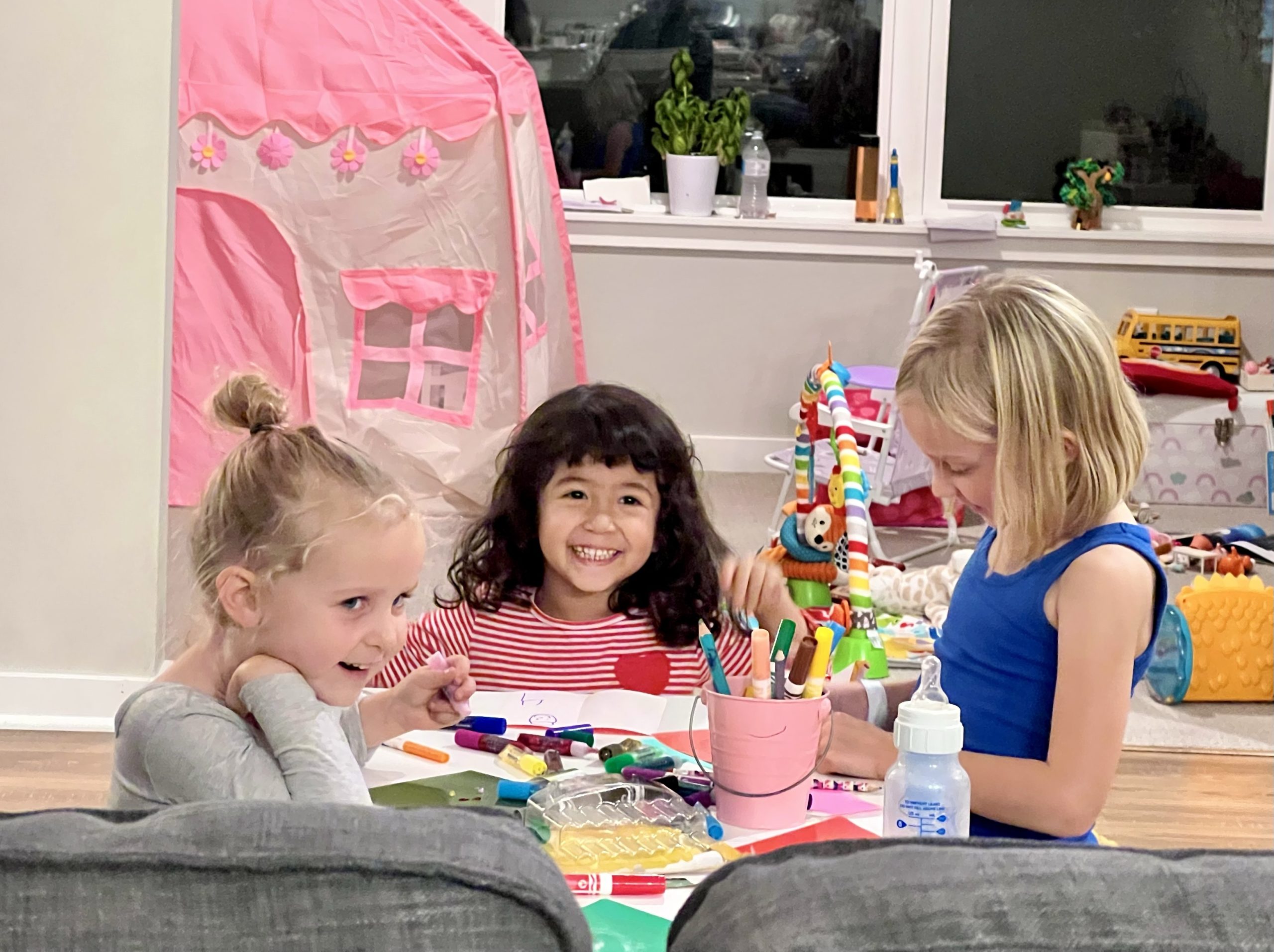 Playing at Sana’s house