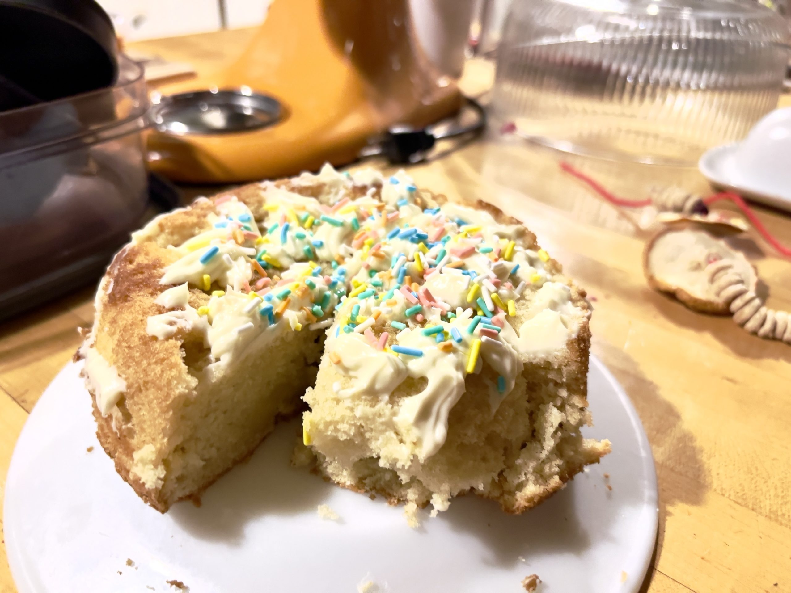 Margo made a pretty good cake